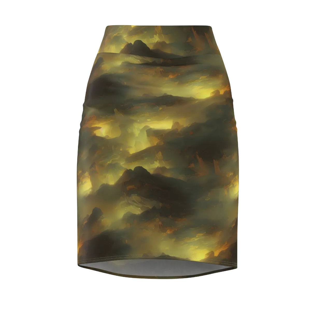 Crimson Tide on Pencil Skirt — Front