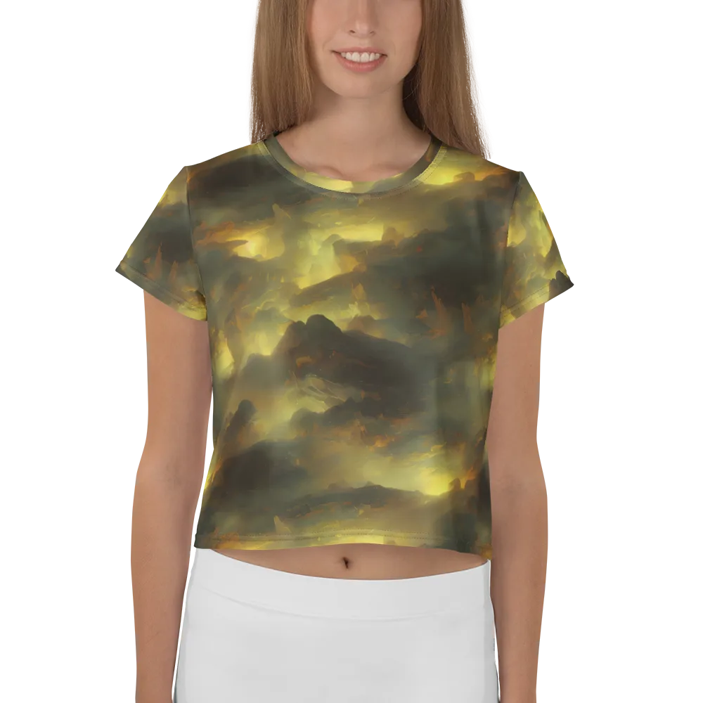Crimson Tide on Crop Tee — Front