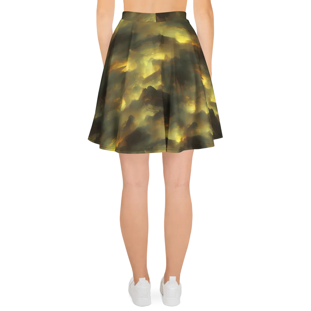 Crimson Tide on Skater Skirt — Back