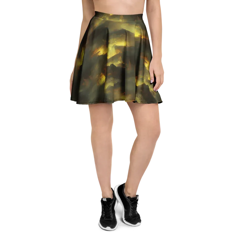 Crimson Tide on Skater Skirt — Front