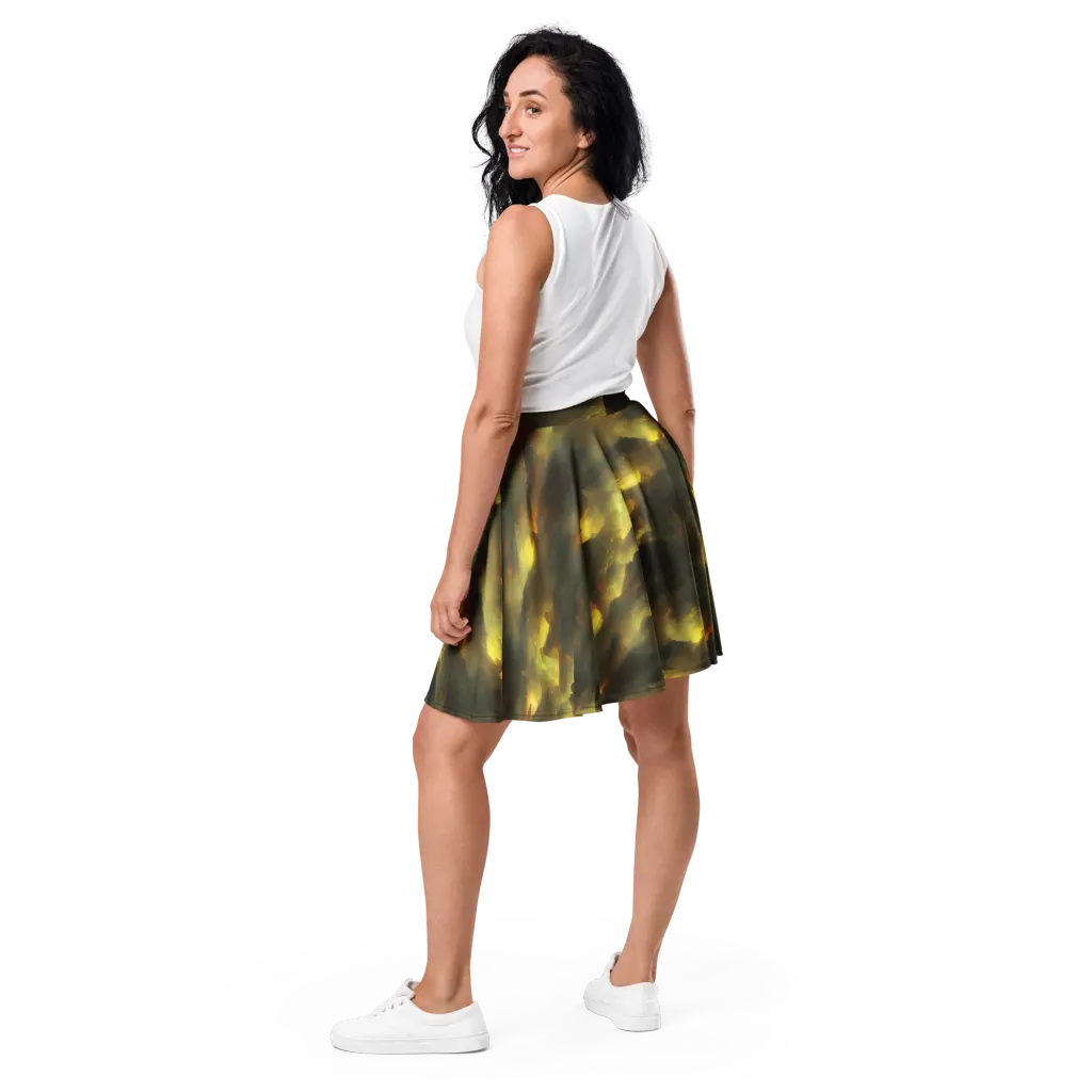 Crimson Tide on Skater Skirt — Back