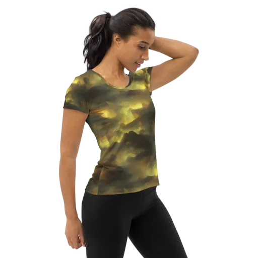 Crimson Tide on a Women's Athletic T-Shirt
