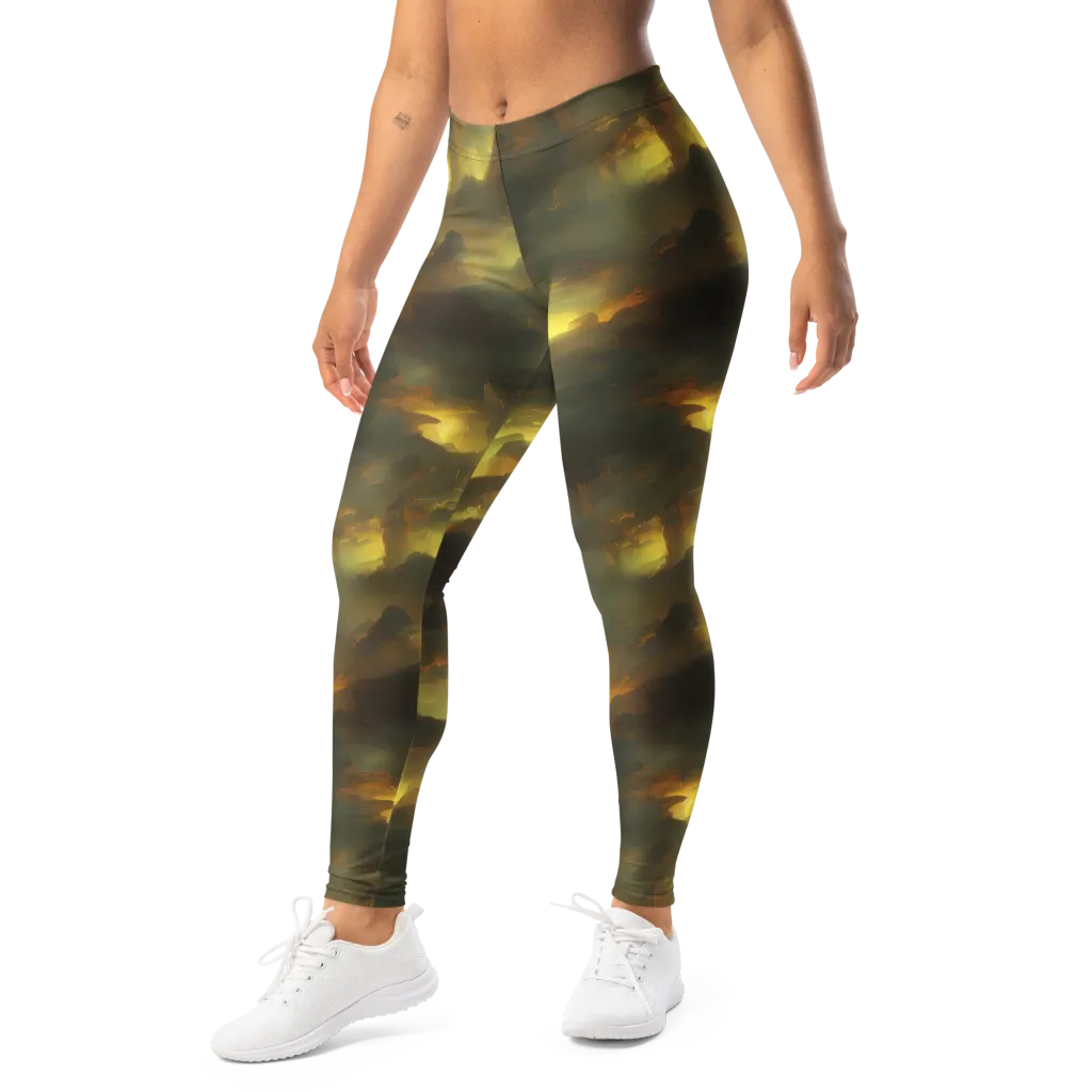 Crimson Tide on Leggings — Left Front