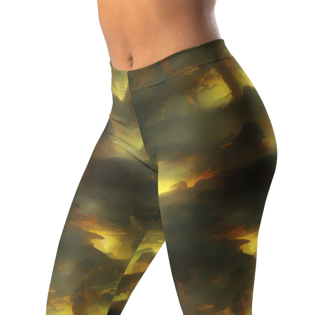 Crimson Tide on Leggings — Left Front