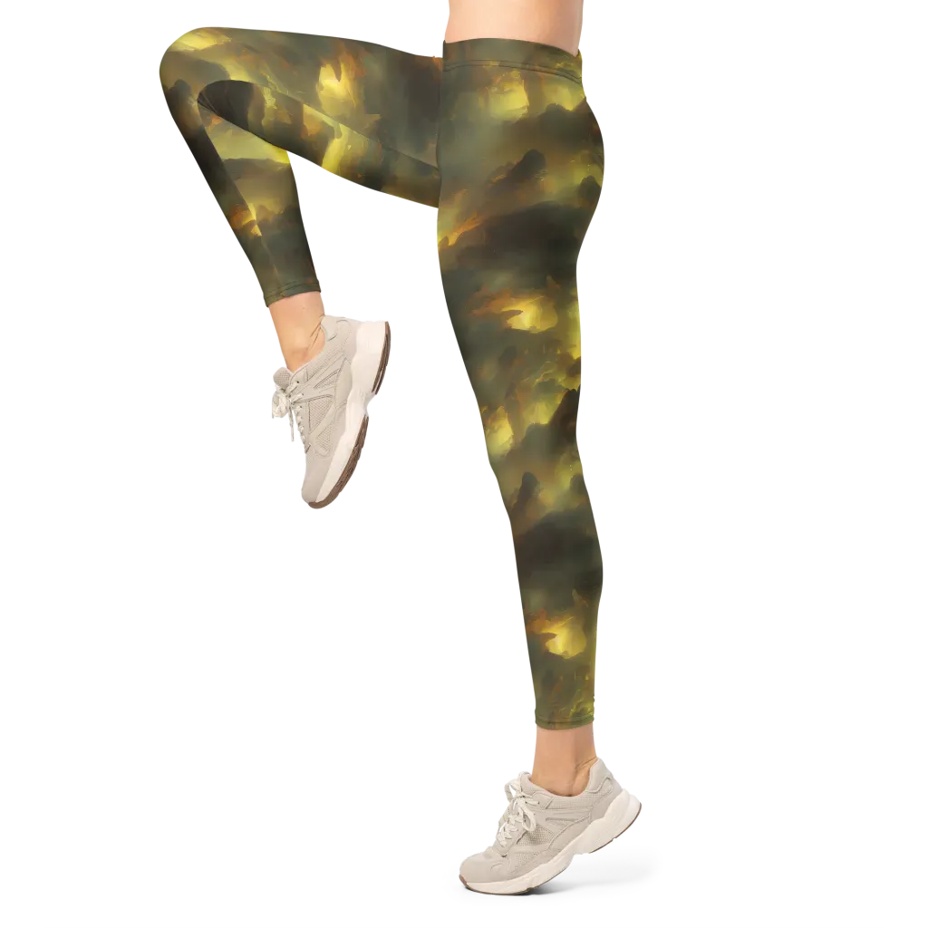 Crimson Tide on Leggings — Left