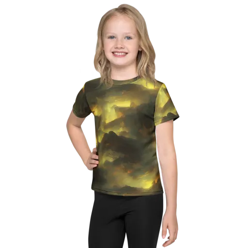 Crimson Tide on a Kids Crew Neck T-Shirt