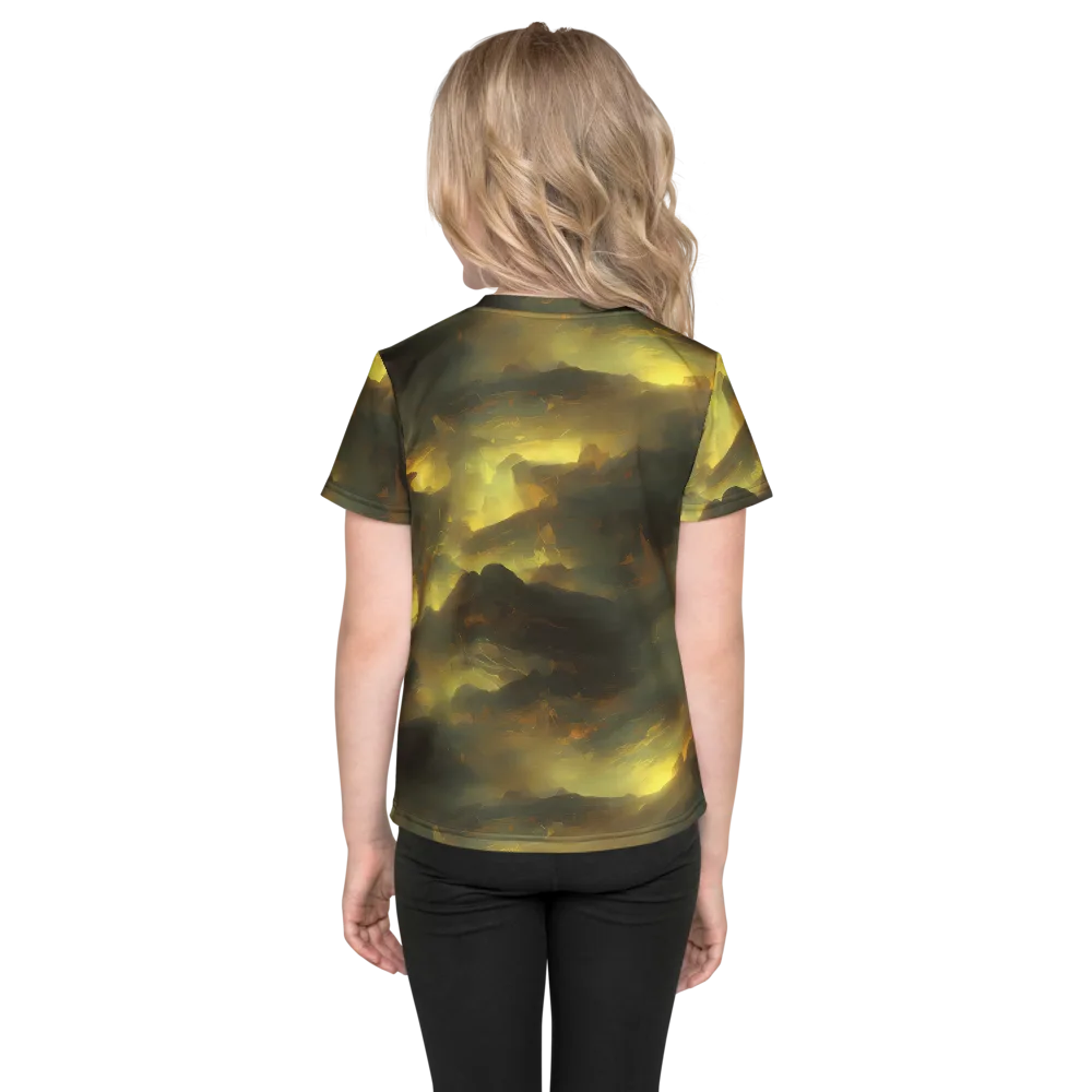 Crimson Tide on Kids Crew Neck T-Shirt — Back