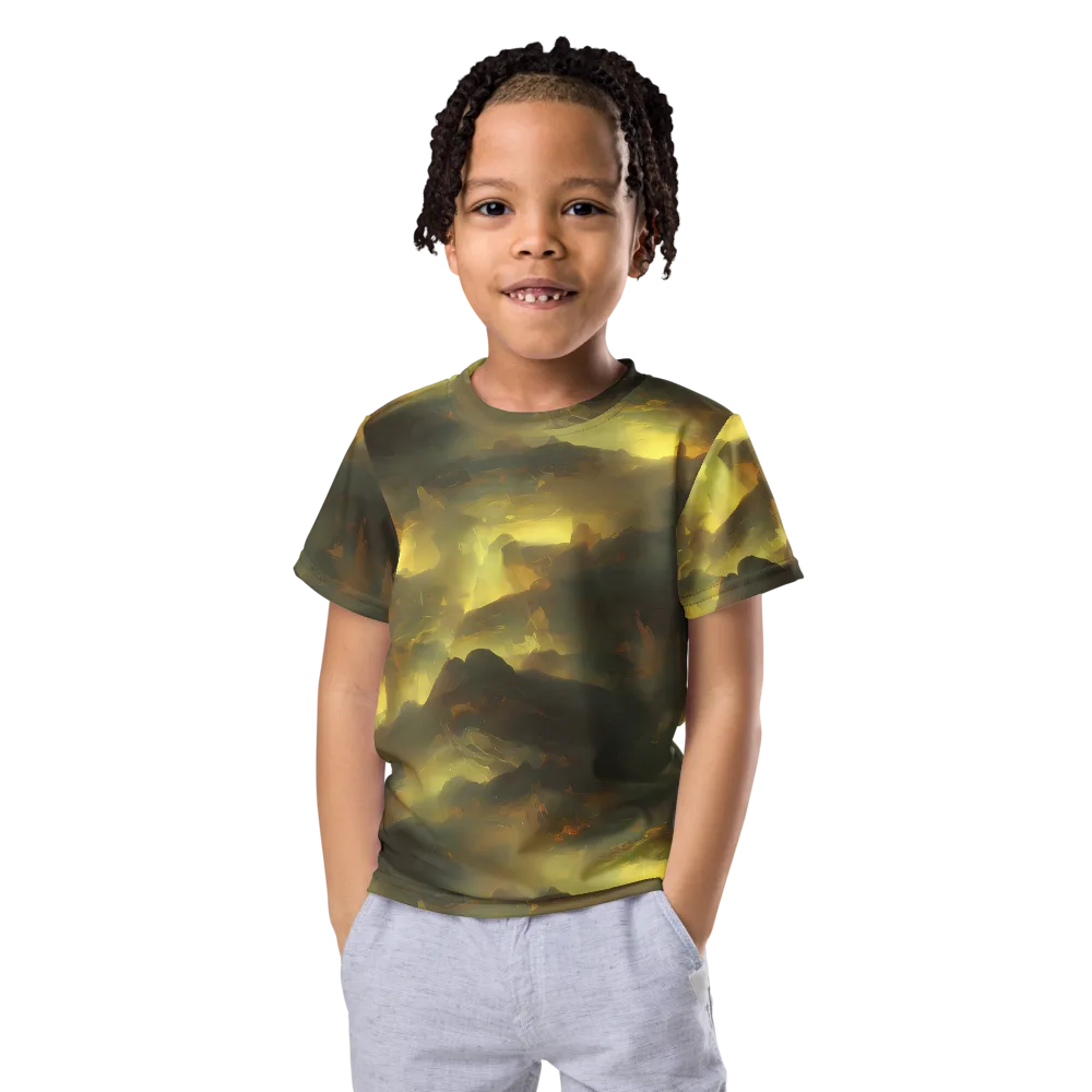 Crimson Tide on Kids Crew Neck T-Shirt — Front