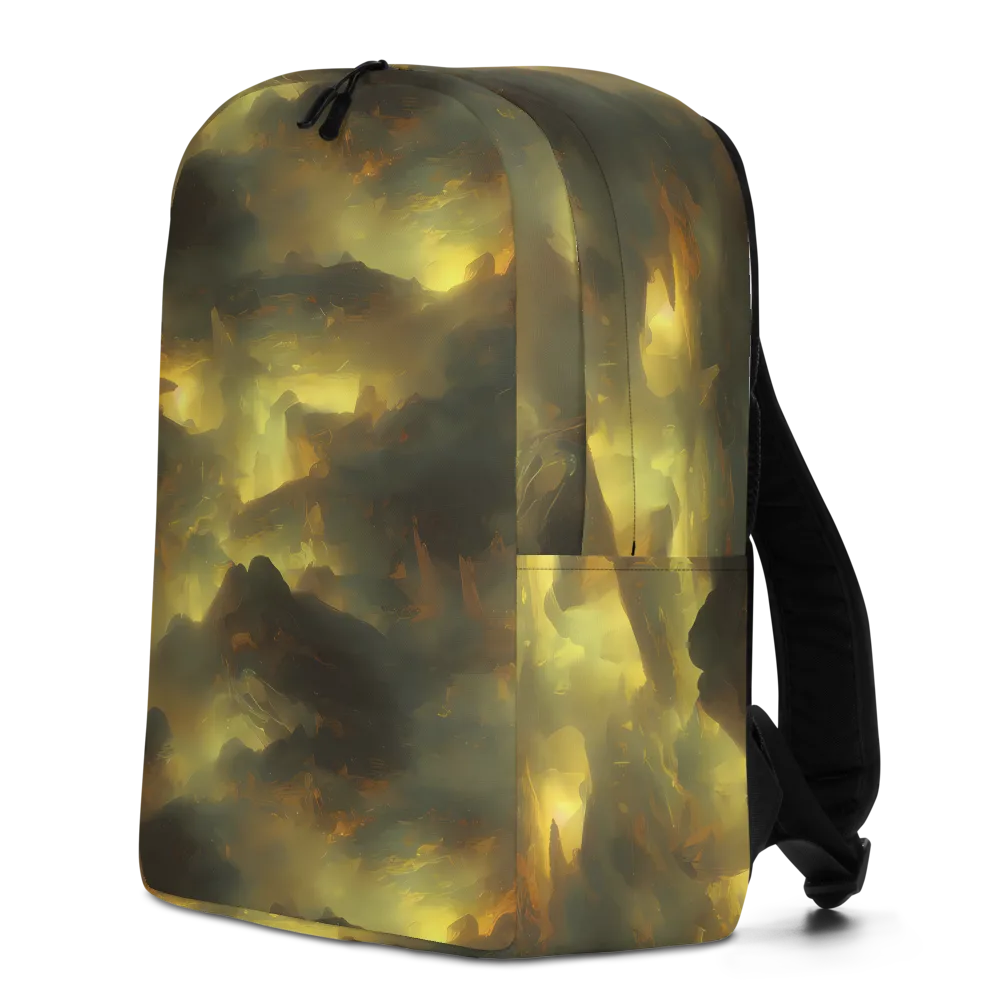 Crimson Tide on Minimalist Backpack — Left