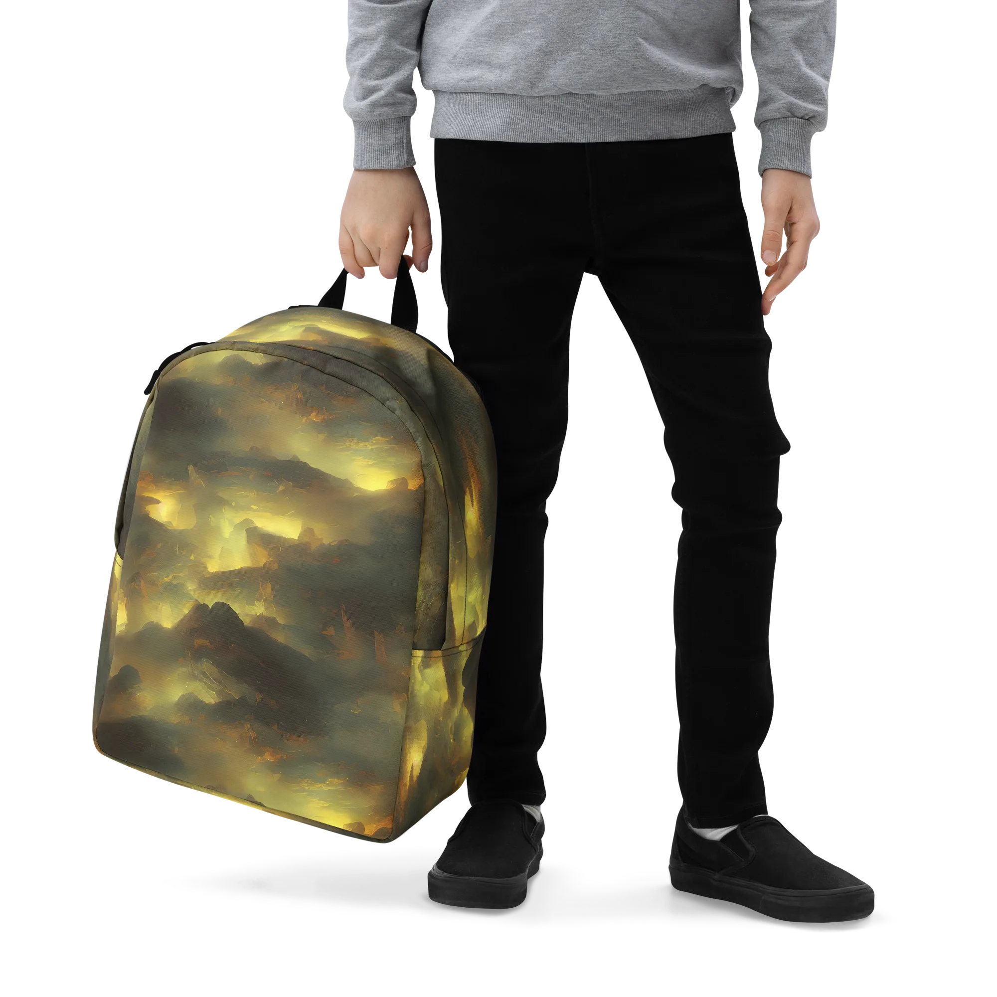 Crimson Tide on Minimalist Backpack — Zoomed-in