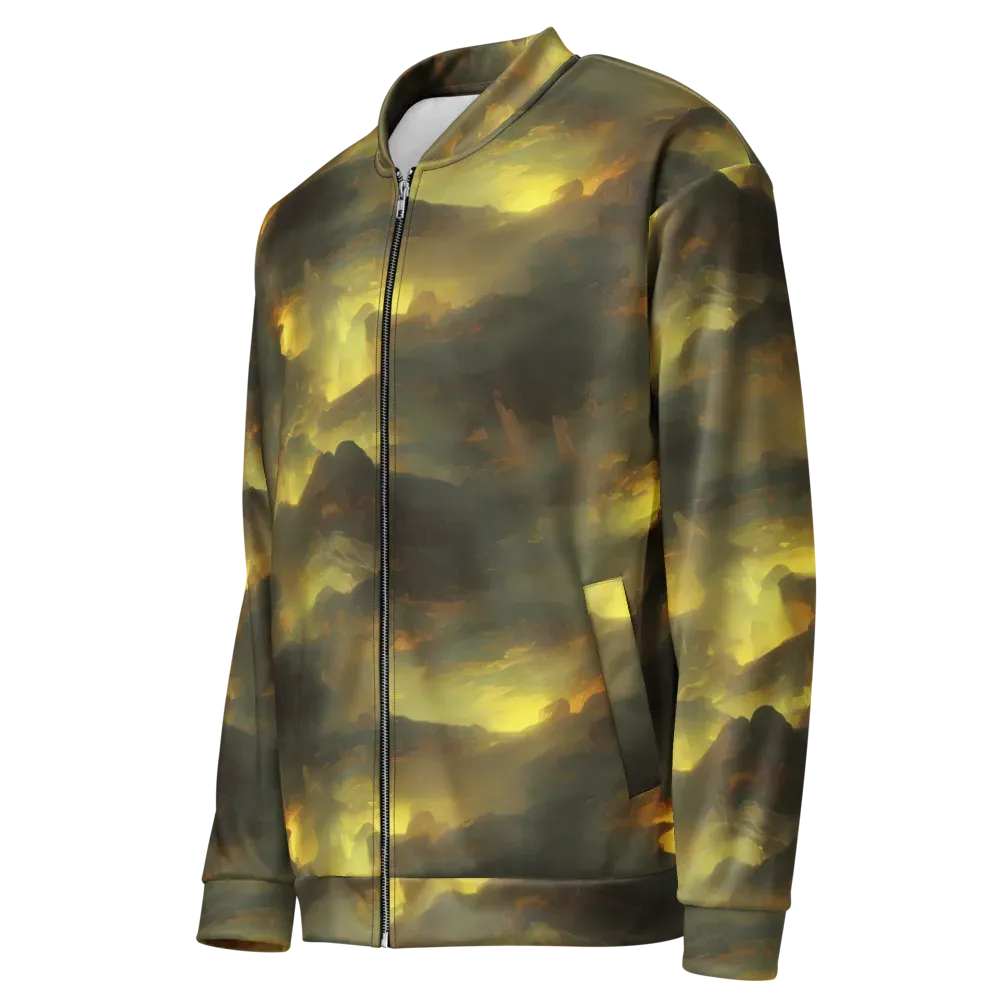 Crimson Tide on Bomber Jacket — Left Front