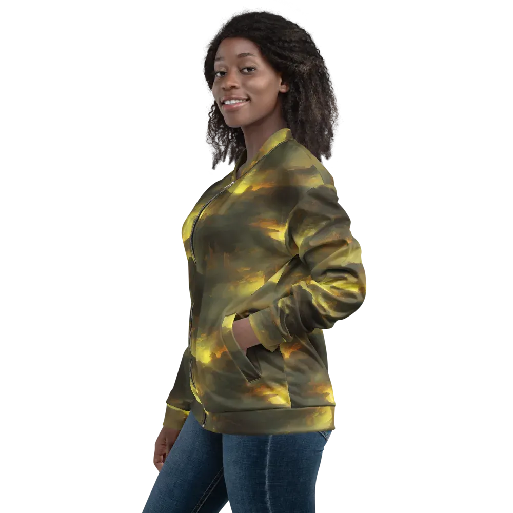Crimson Tide on Bomber Jacket — Left