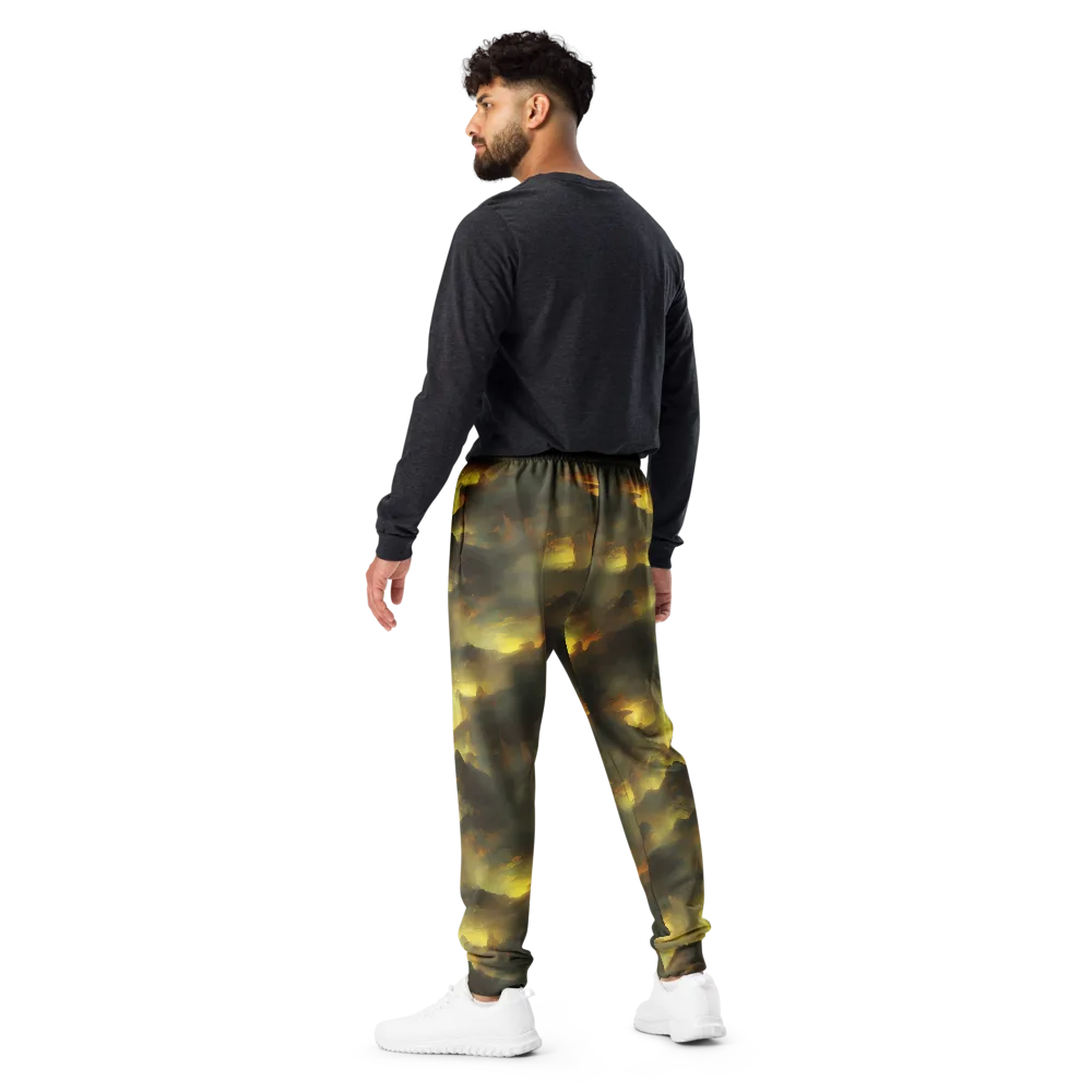 Crimson Tide on Men's Joggers — Back