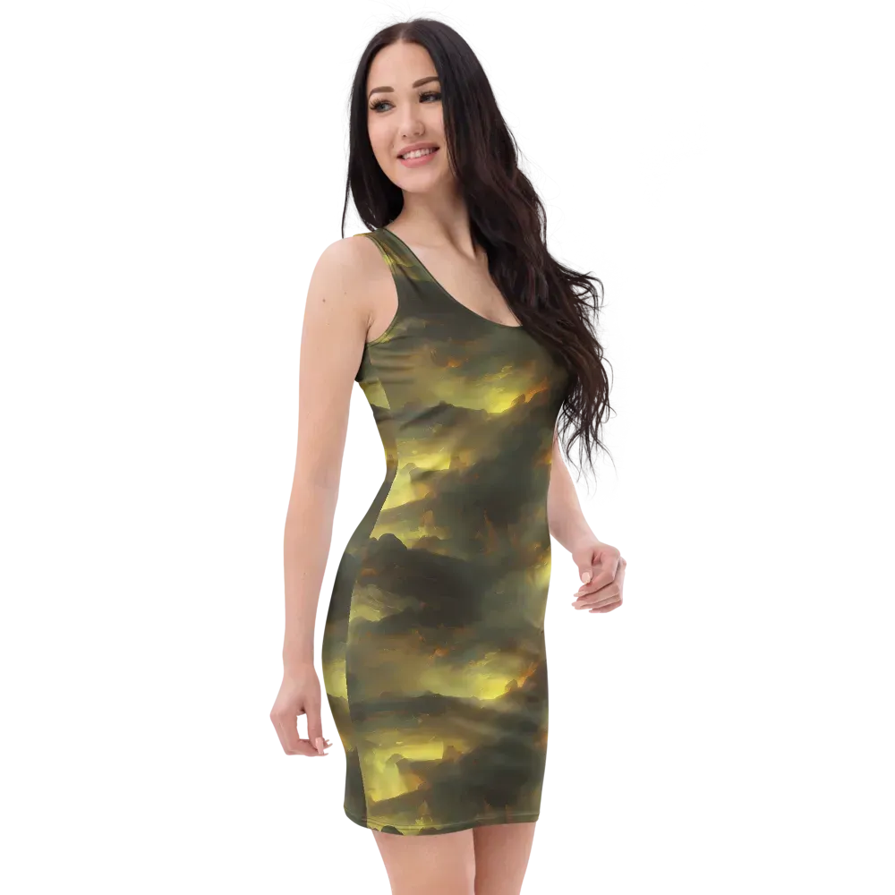 Crimson Tide on Bodycon Dress — Right Front
