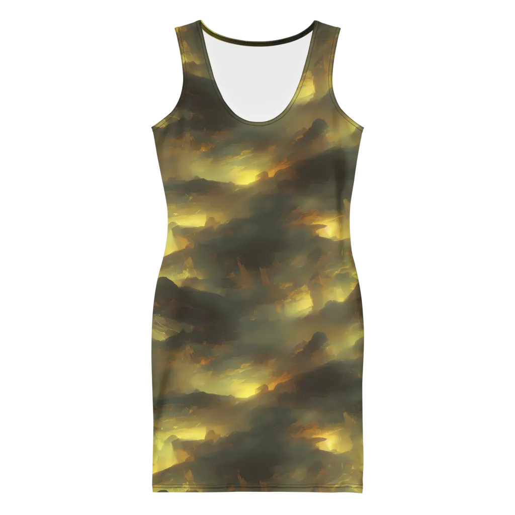 Crimson Tide on Bodycon Dress — Front