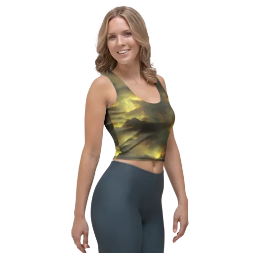 Crimson Tide on a Crop Top