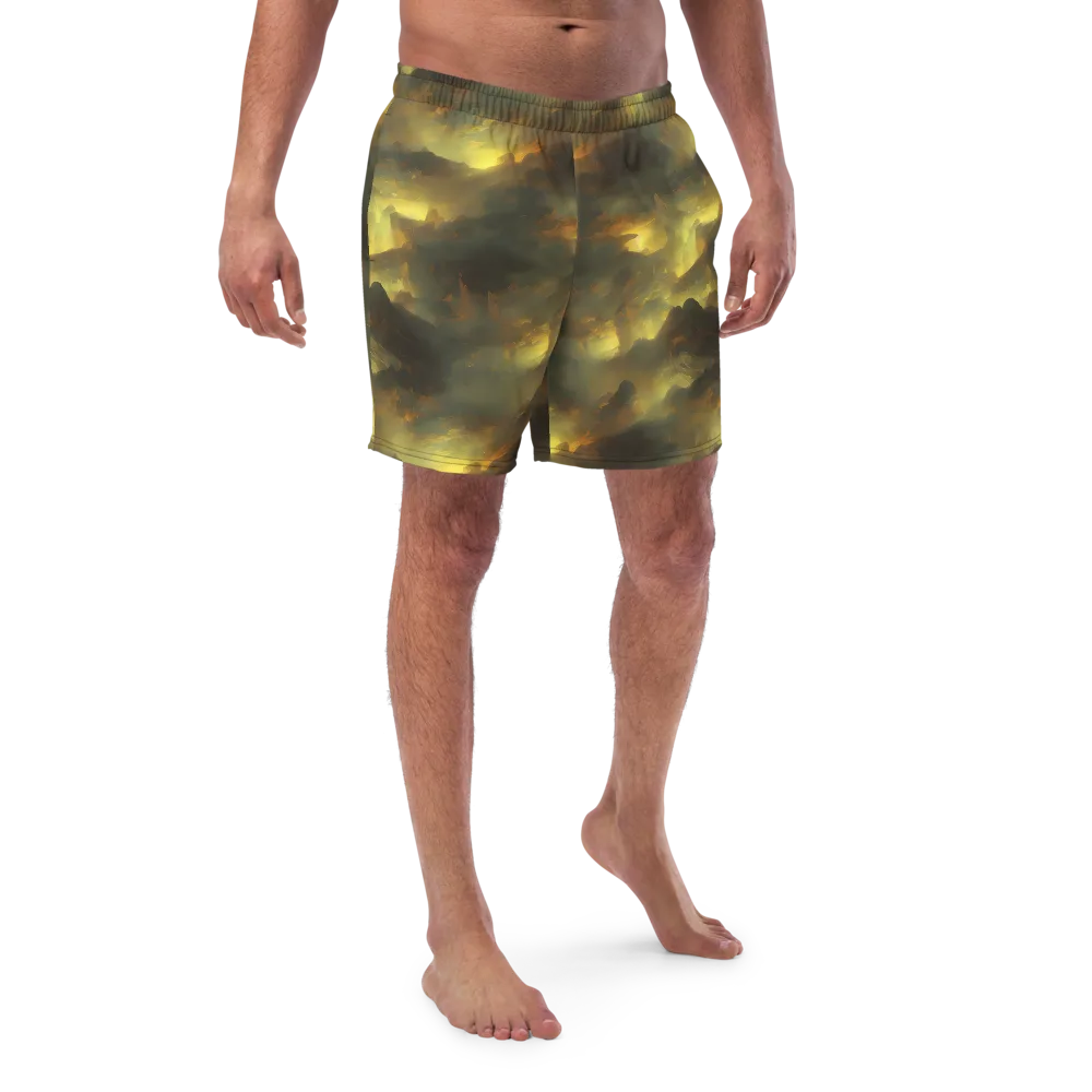 Crimson Tide on Swim Trunks — Front