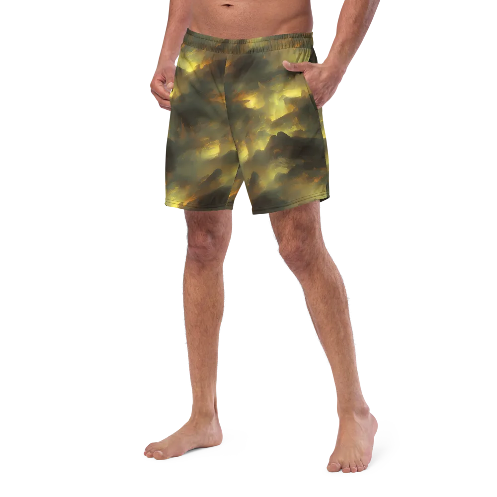 Crimson Tide on Swim Trunks — Left Front