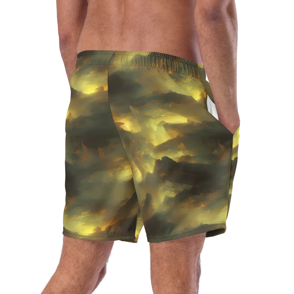 Crimson Tide on Swim Trunks — Right Back