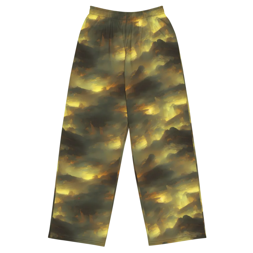 Crimson Tide on Wide-Leg Pants — Front