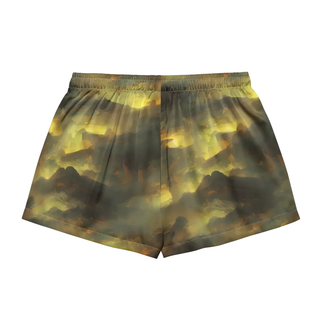 Crimson Tide on Women's Pajama Shorts — Back