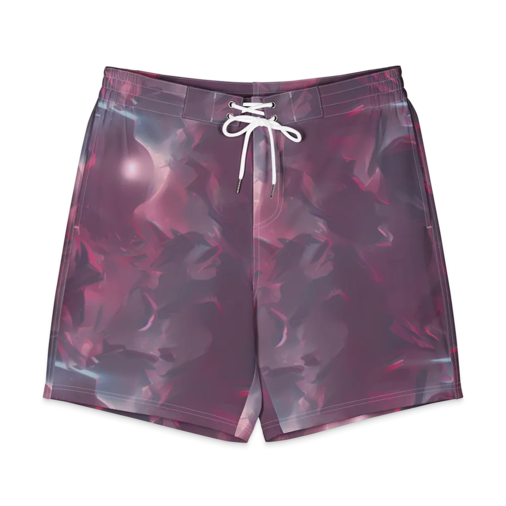 Vertex Visions on Men's Board Shorts — Front