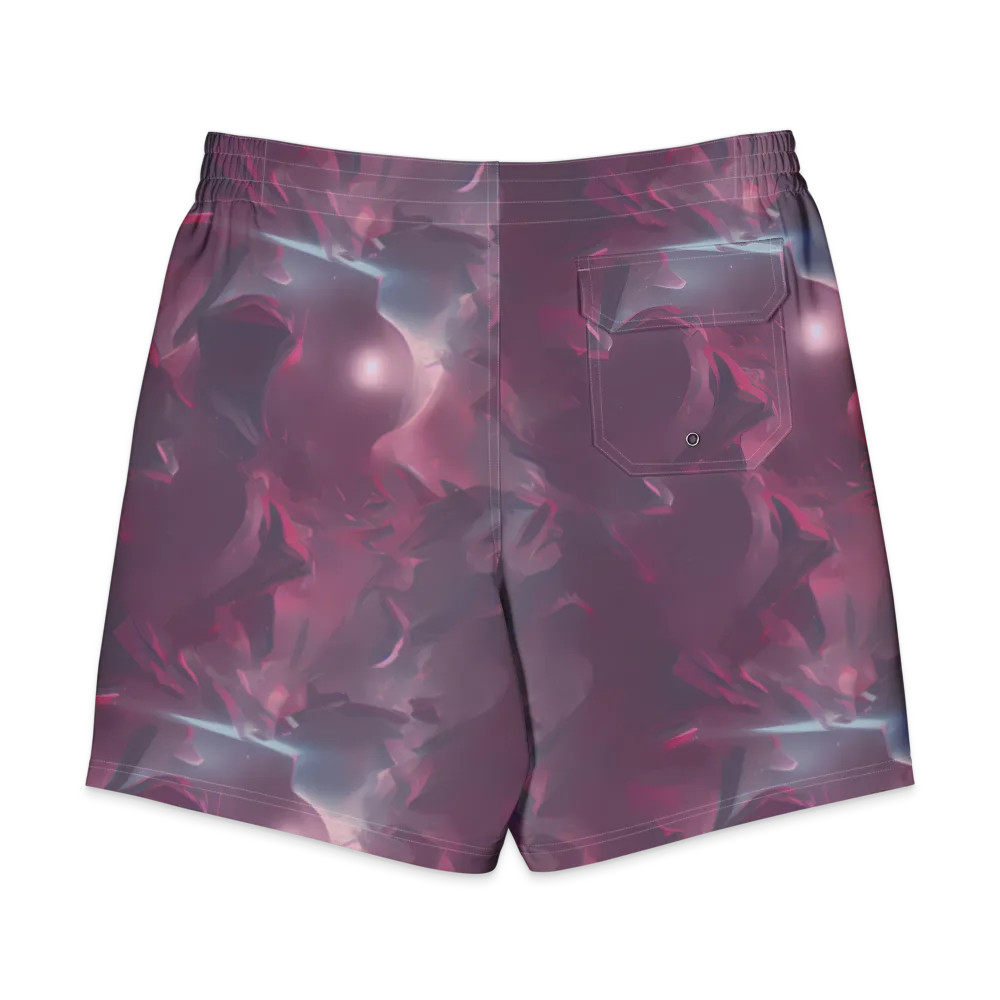 Vertex Visions on Men's Board Shorts — Back