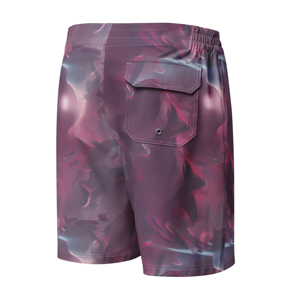 Vertex Visions on Men's Board Shorts — Back