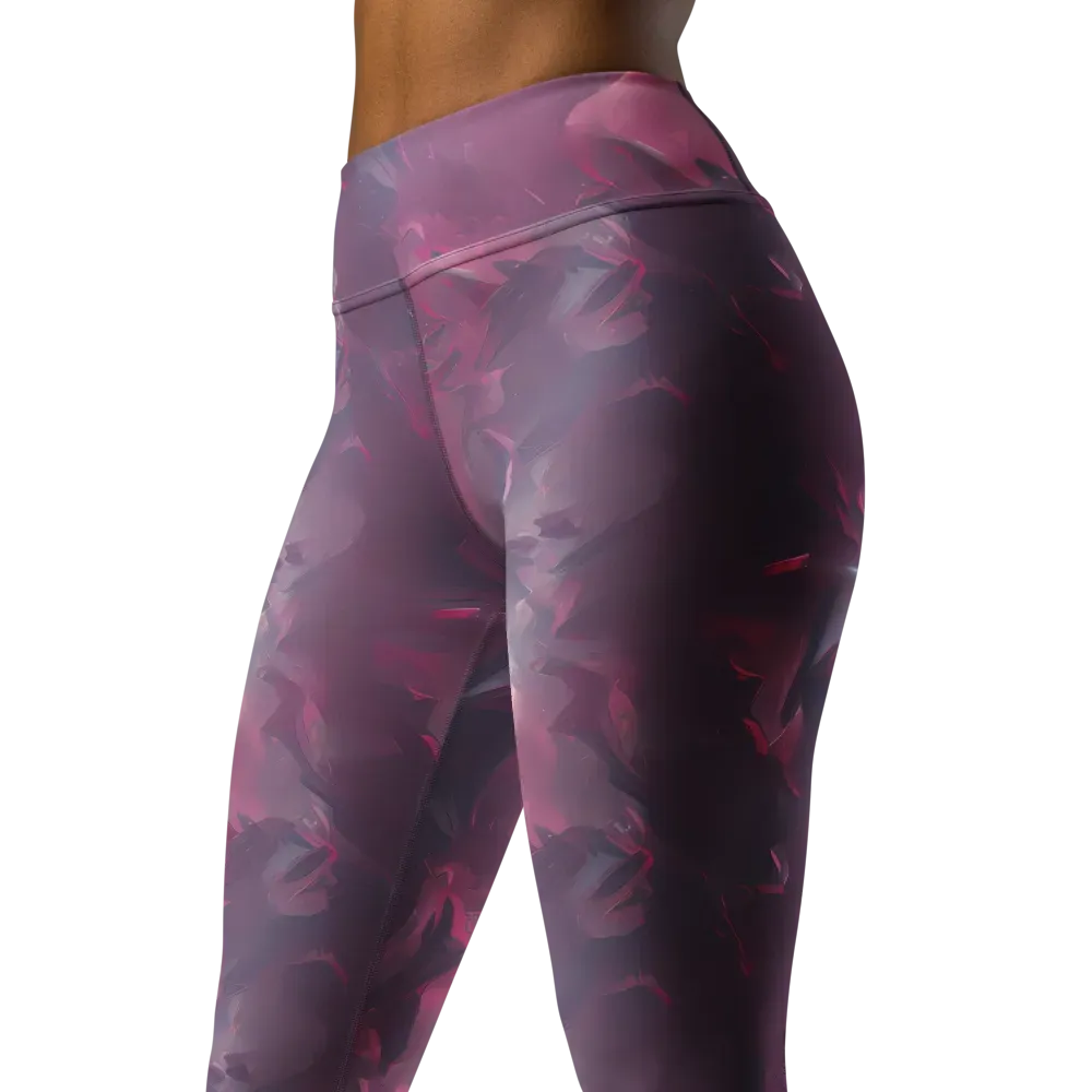Vertex Visions on Yoga Leggings — Left Front