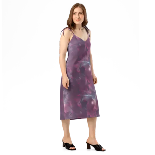 Vertex Visions on a Slip Dress