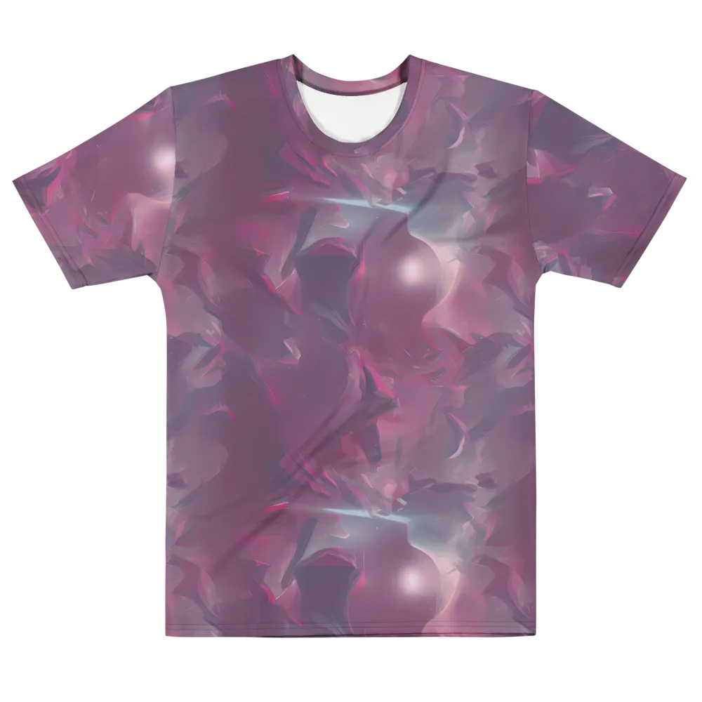 Vertex Visions on Men's Cotton Crew Neck T-Shirt — Front