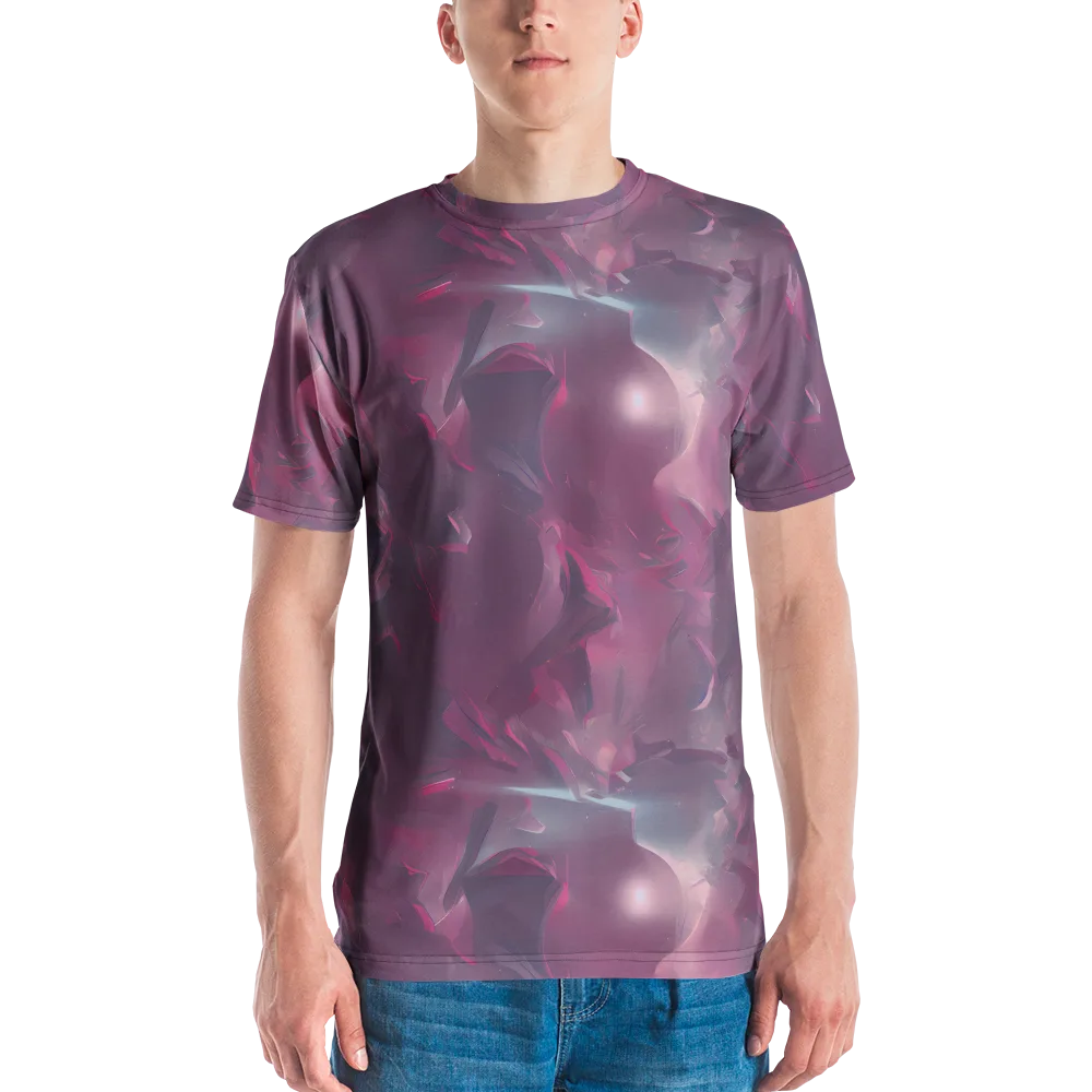 Vertex Visions on Men's Crew Neck T-Shirt — Front