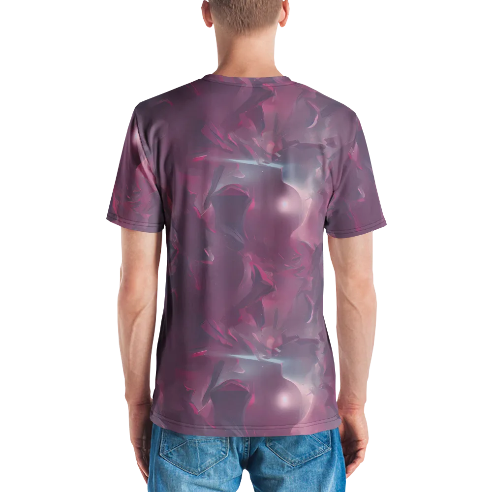 Vertex Visions on Men's Crew Neck T-Shirt — Back