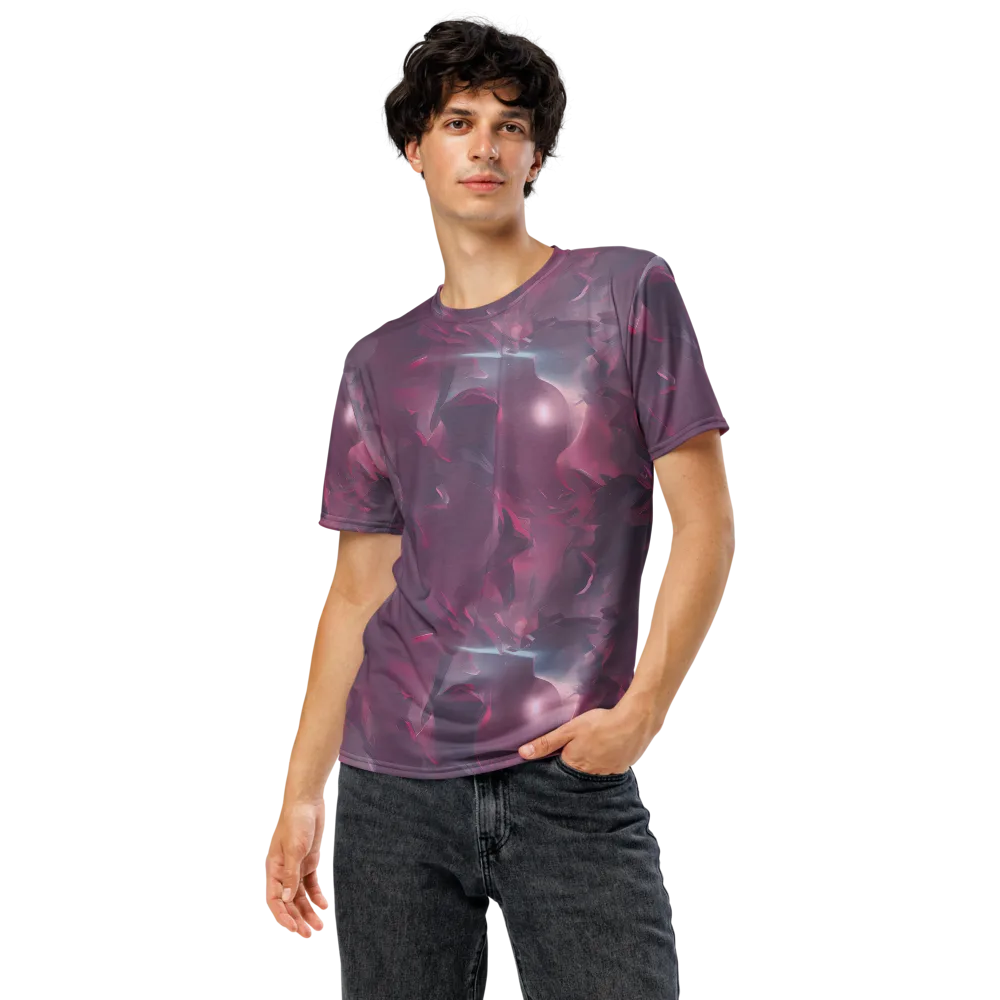 Vertex Visions on Men's Crew Neck T-Shirt — Front