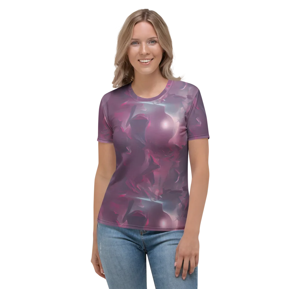 Vertex Visions on Women's Crew Neck T-Shirt — Front