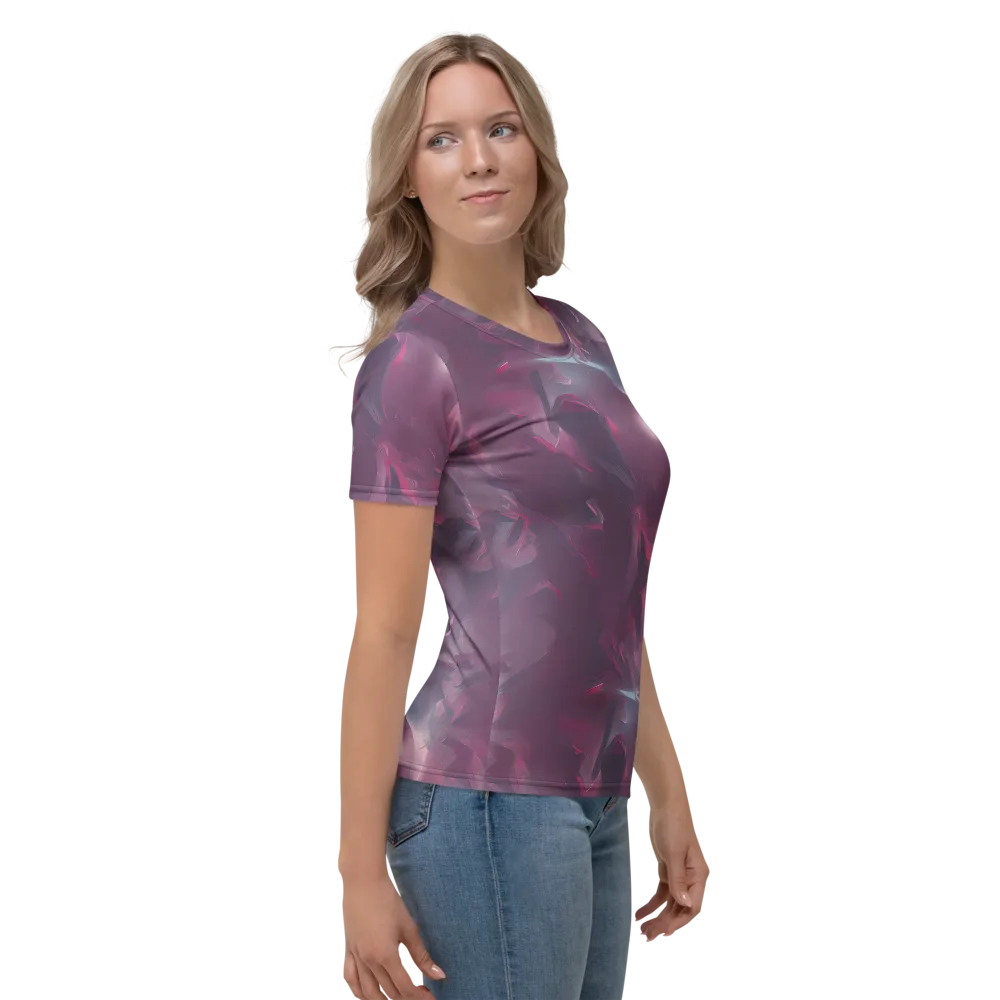 Vertex Visions on Women's Crew Neck T-Shirt — Right