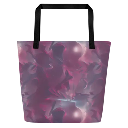 Vertex Visions on a Large Tote Bag W/ Pocket