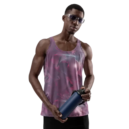 Vertex Visions on a Men's Tank Top