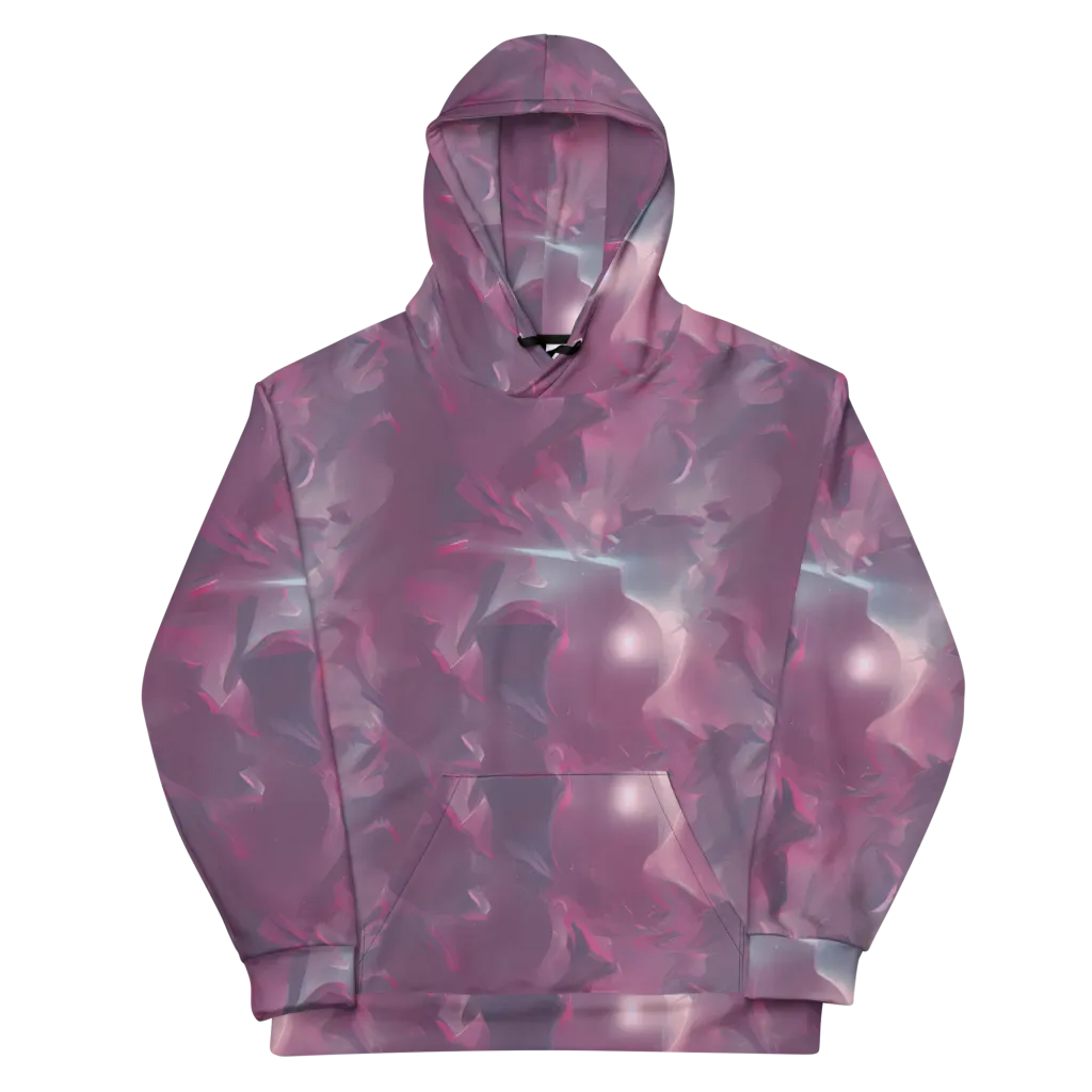 Vertex Visions on Cotton Hoodie — Front