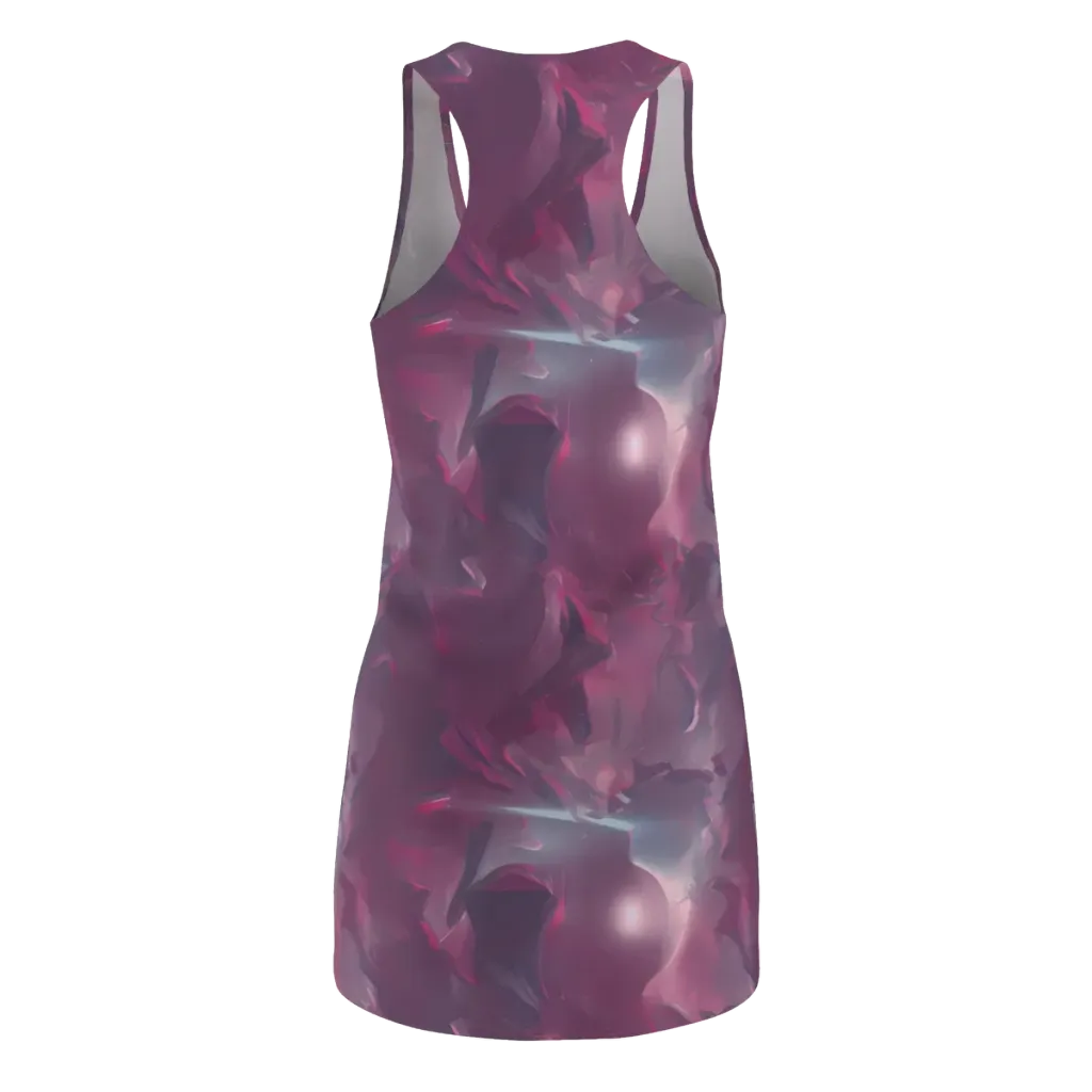 Vertex Visions on Racerback Dress — Back