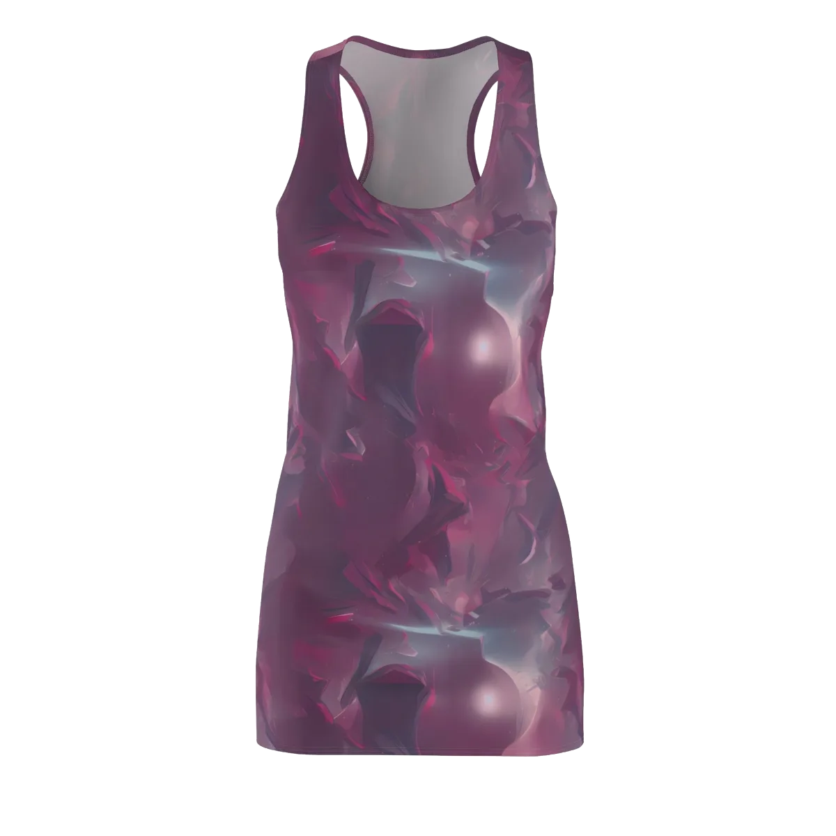 Vertex Visions on Racerback Dress — Front