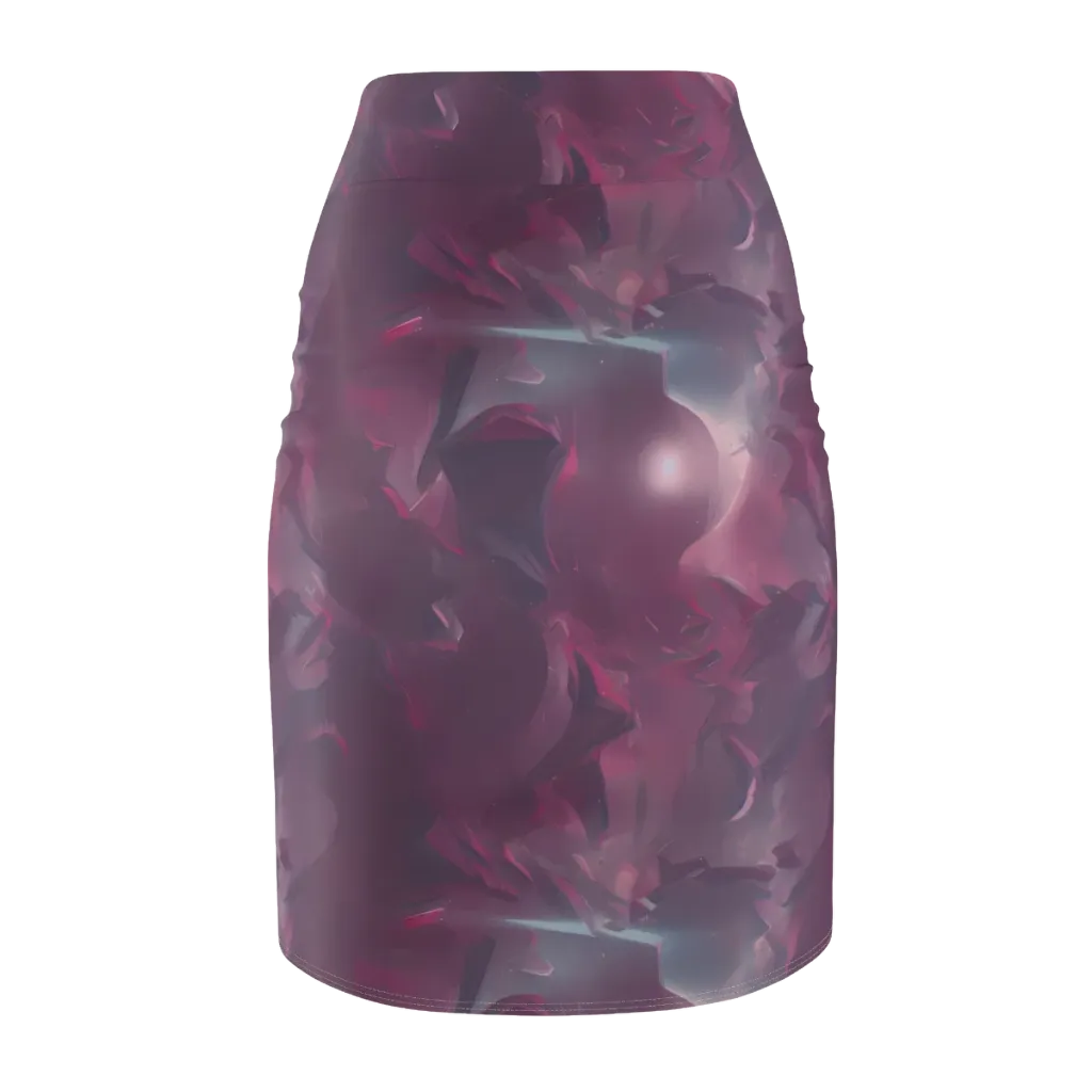 Vertex Visions on Pencil Skirt — Back