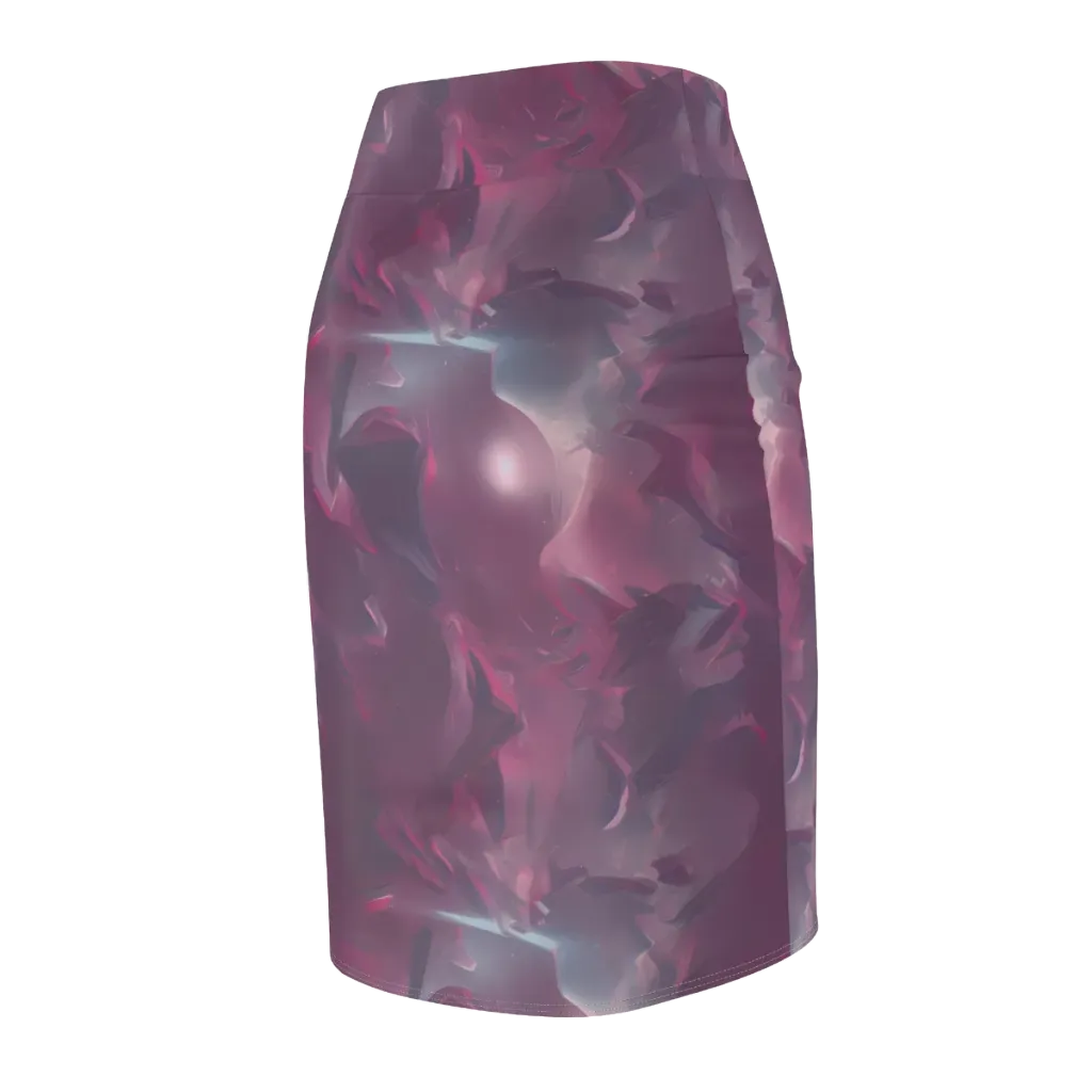 Vertex Visions on Pencil Skirt — Back Side