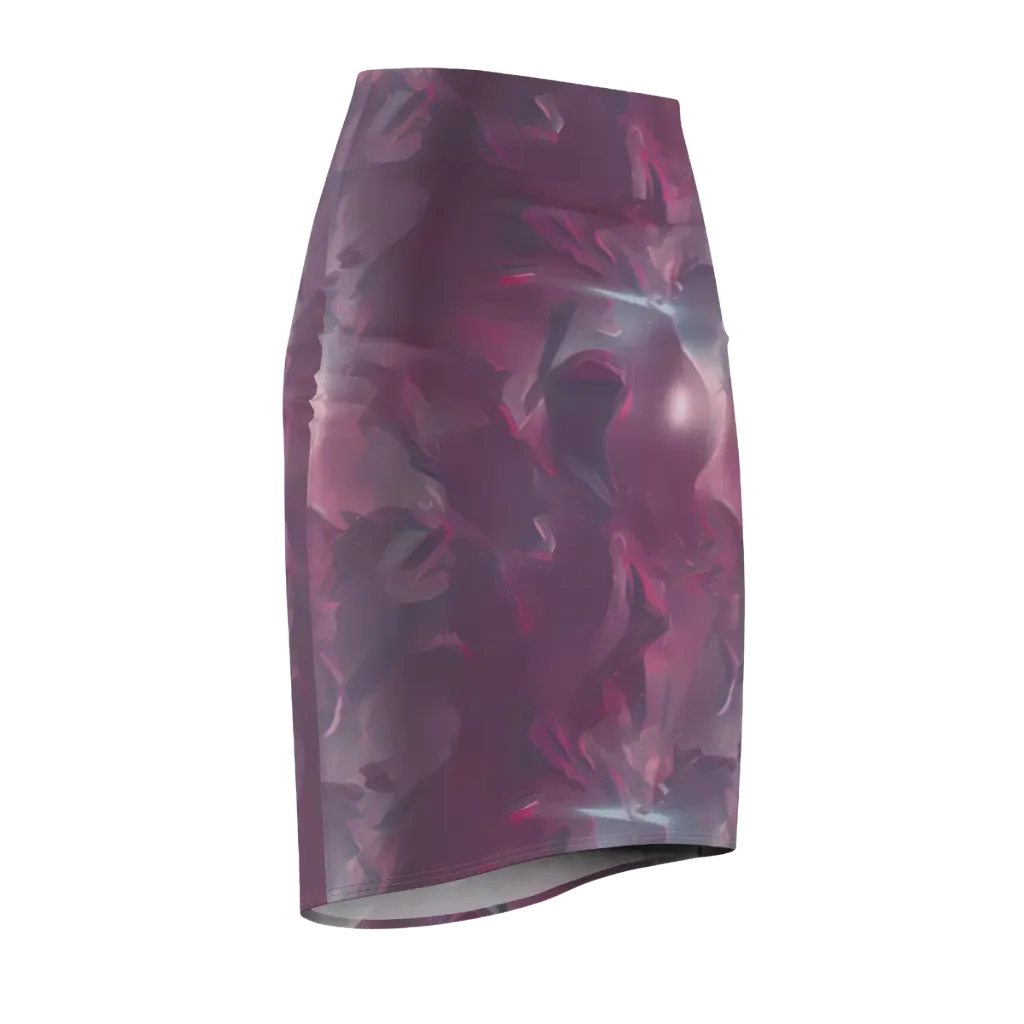 Vertex Visions on Pencil Skirt — Front Side