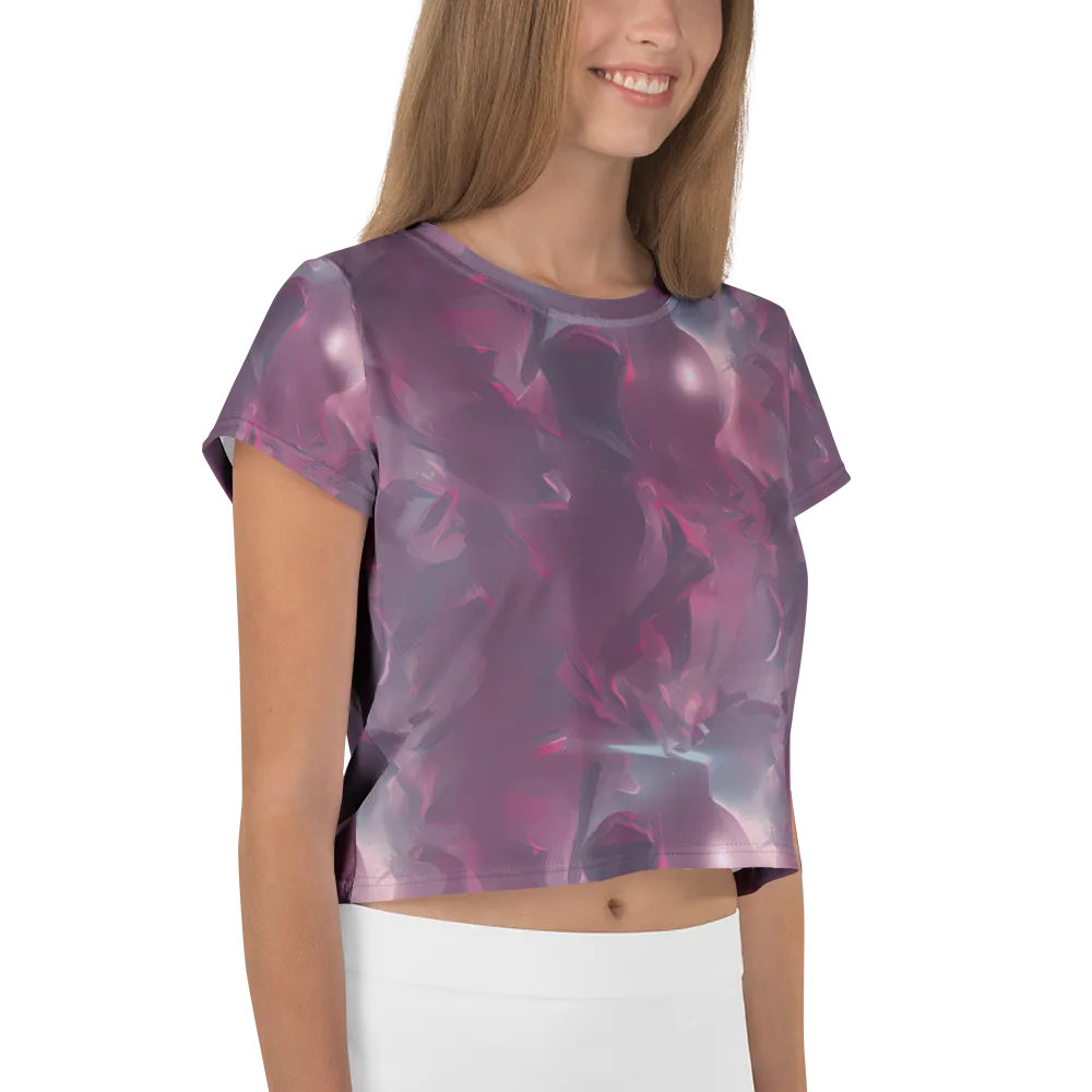 Vertex Visions on Crop Tee — Right