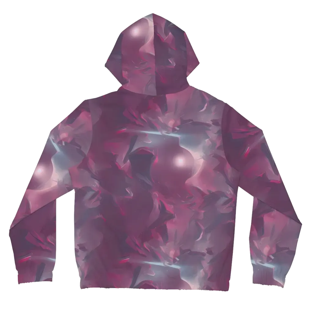 Vertex Visions on Women's Full-Zip Hoodie — Back