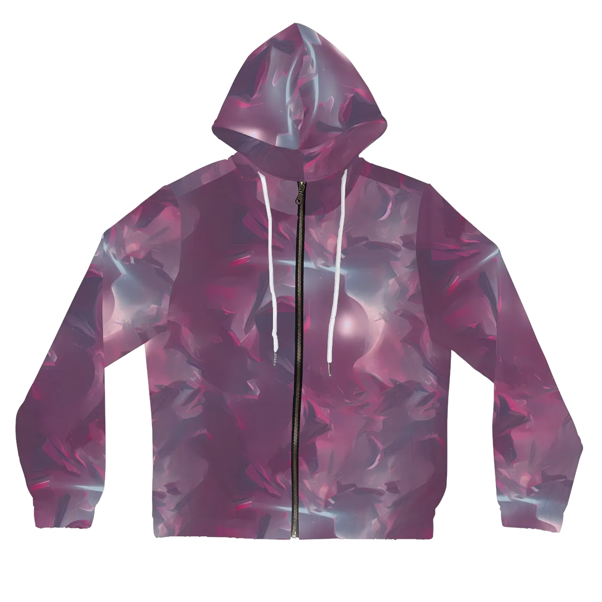 Vertex Visions on Women's Full-Zip Hoodie — Front