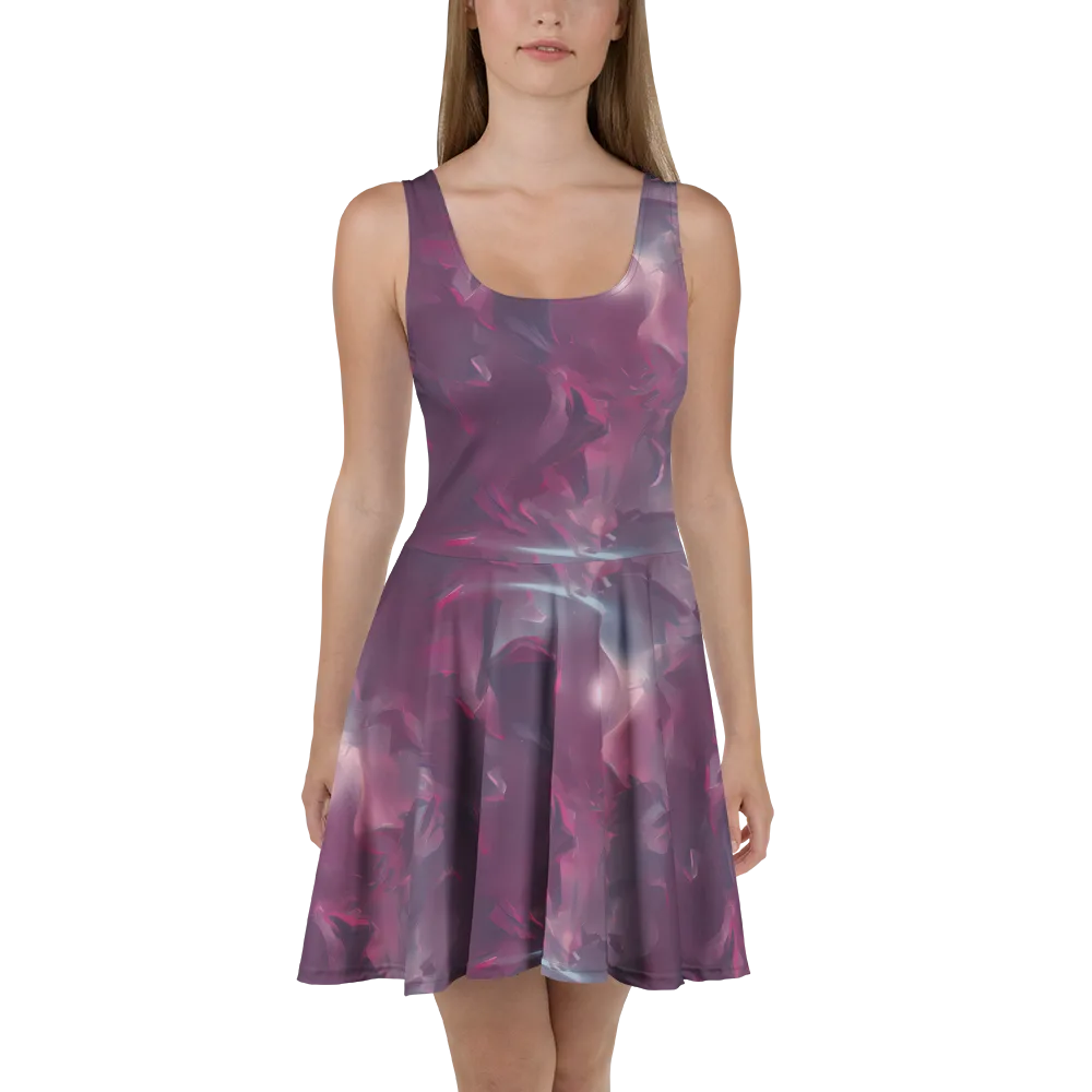 Vertex Visions on Skater Dress — Front