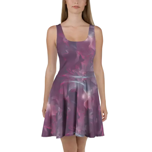 Vertex Visions on a Skater Dress