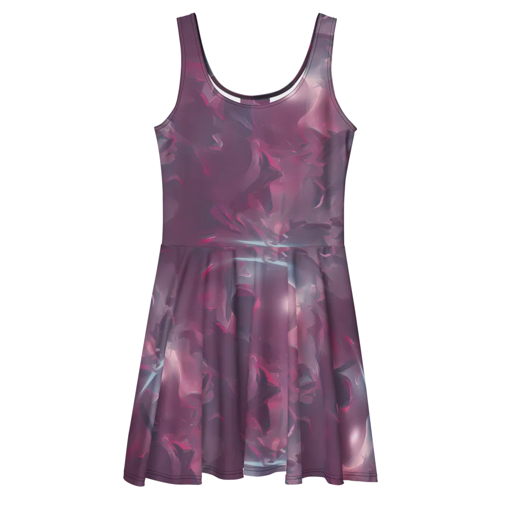 Vertex Visions on Skater Dress — Front